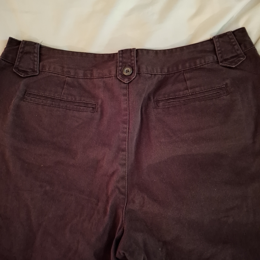 Fashion Bug Women's Dark Brown Bermuda Shorts Casual Style - Picture 7 of 7